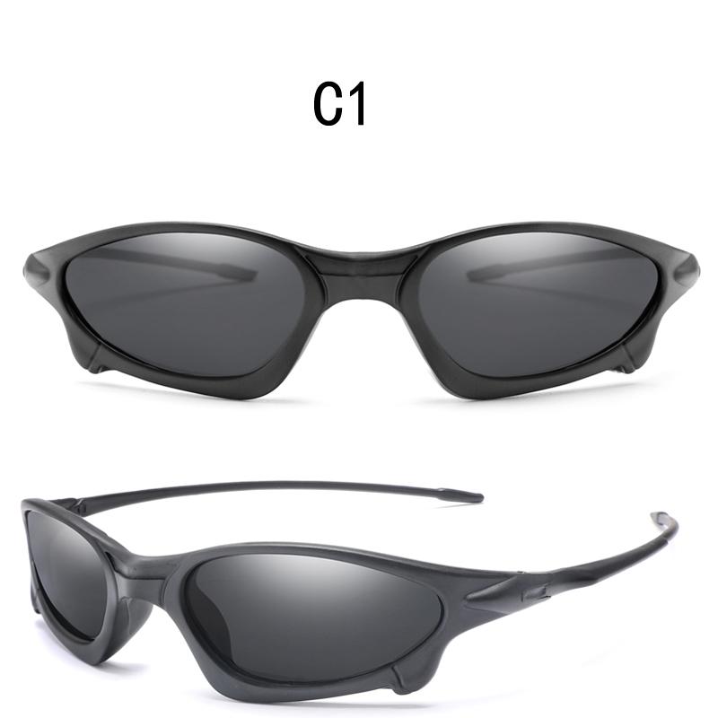Sports Wrap Around Sunglasses for Men, Black Frame UV400 Cycling Running Driving Sun Glasses