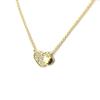 Les Trésors De Lily [N5371] - Gold Plated 'Love' Necklace