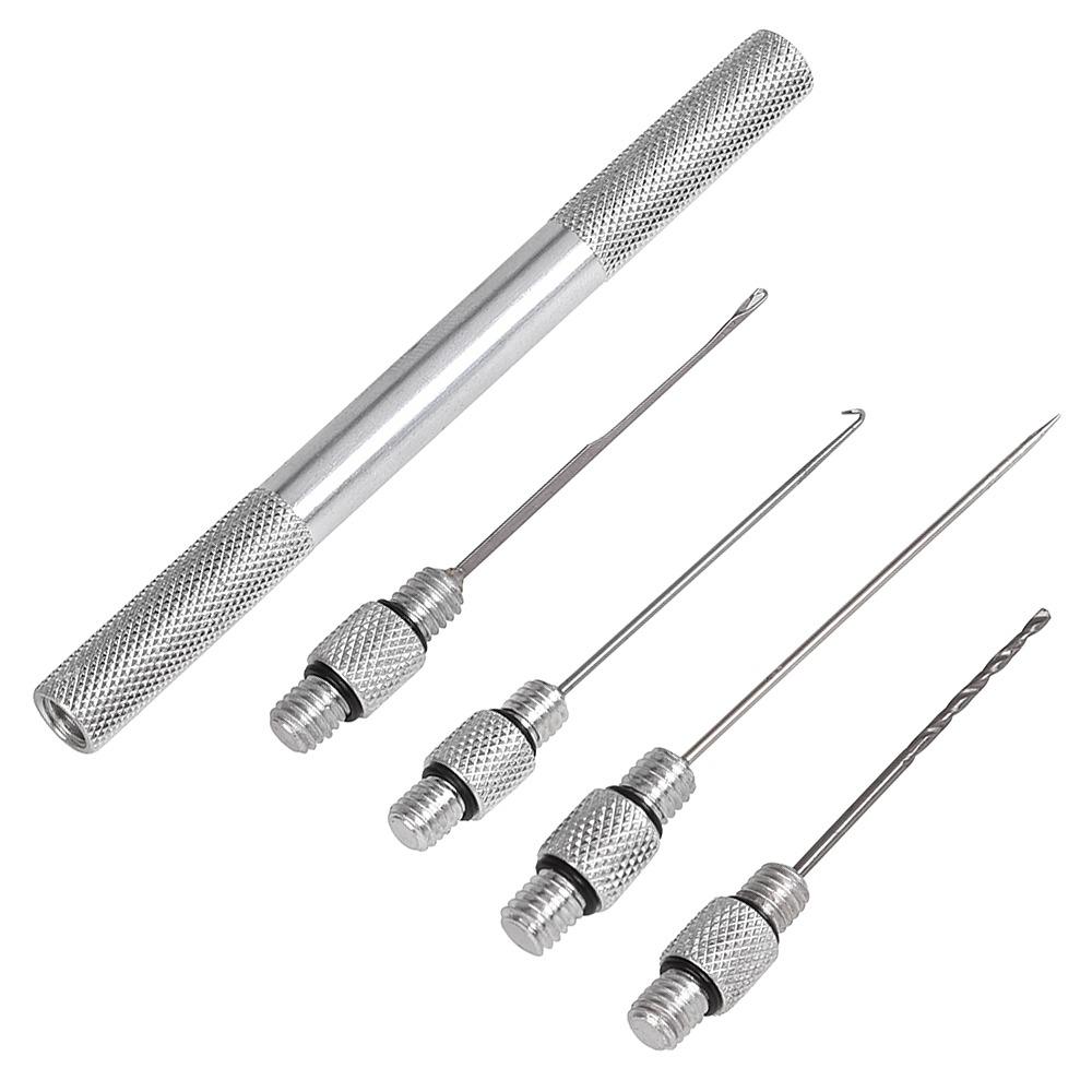 Secure Grip Fishing Bait Needle Lightweight Bait Drill Stringer Bait Needle Kit  Carp Fishing