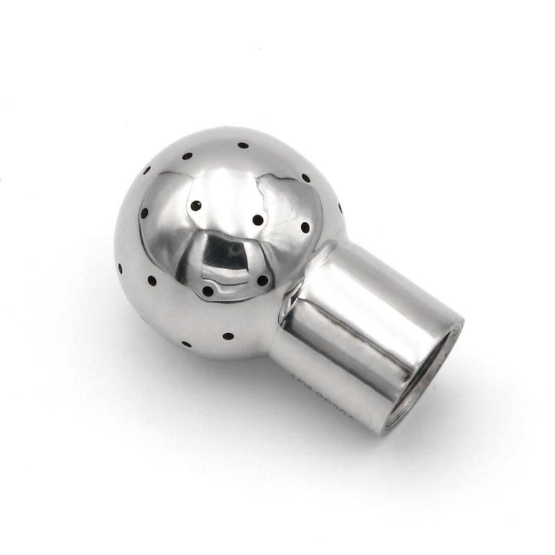 BSP Female Thread 1/2"3/4"1" SUS304 Stainless Steel Cleaning Ball Head CIP Fixed Spray Wash Fitting Homebrew Sanitary Dn15 20
