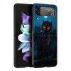 Чехол для телефона Samsung Galaxy Z Flip 3 4 5 складной мобильный чехол жесткий ПК Fundas защитный чехол мультфильм девушка подарки милая сова