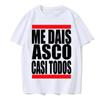 Футболка Me Dais Asco Gasi Todos с принтом и узором для мужчин, летняя нейтральная повседневная свободная одежда, футболки Harajuku из хлопка в стиле хип-хоп для мужчин