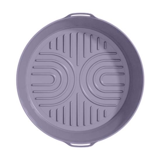 Силиконовый вкладыш для аэрофритюрницы Круглый Квадратный Складной Коврик для выпечки Пищевой Корзина Антипригарный Термостойкий Аксессуары для аэрофритюрницы