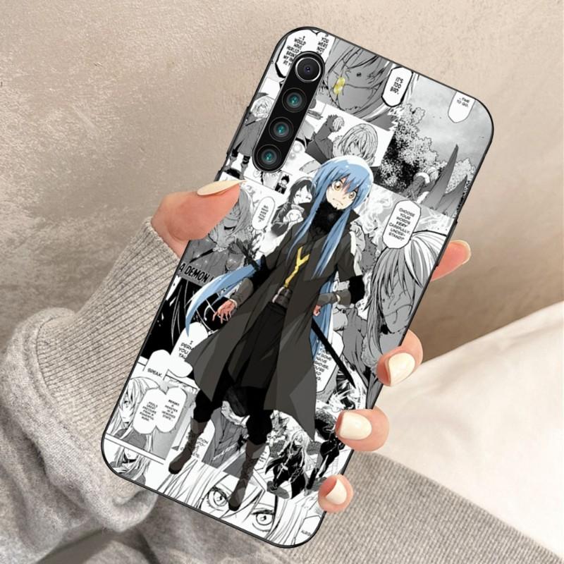 Чехол для телефона Rimuru Anime для Xiaomi Redmi Note 11 10 9T 8 7 Pro Redmi 10 9 9A 9C 8 7 6, мягкий черный чехол для телефона
