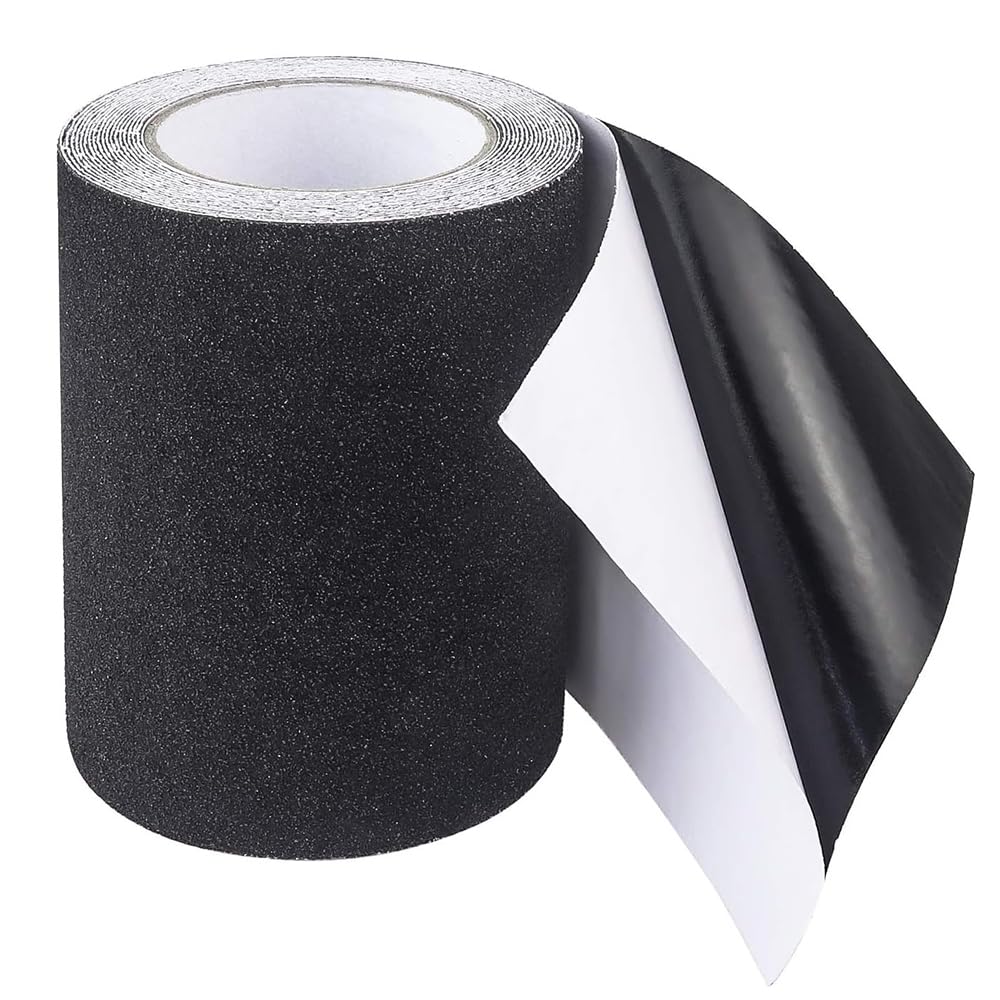 Минеральная наклейка для предотвращения несчастных случаев для помещений и улицы, прочный лист 150 мм x противоскользящая лента, водонепроницаемая, с частицами, противоскользящая для лестниц, стремянок, полов,