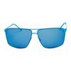 Lunettes de soleil - Italia Independent - 0210-027-000 - Métal - Bleu - Protection catégorie 3
