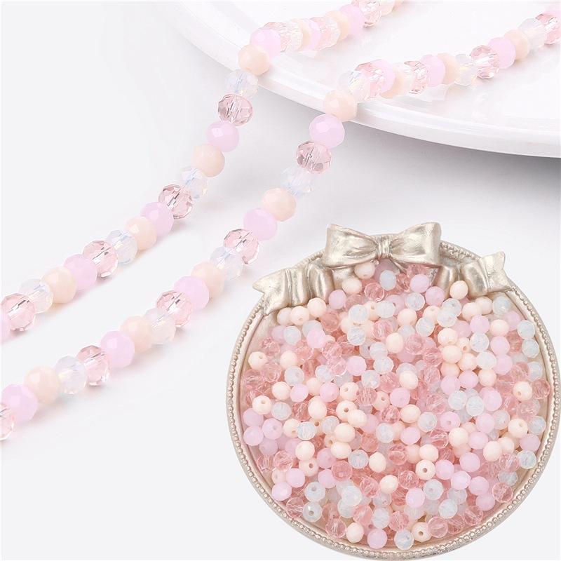 Home Party Supplies For Jewelry Making Beads Faceted Jewelry Accessories Bright DIY 100PCS/Lot Popular Glass Crystal Hot Sale High Quality Rondelle