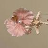 Sweet Starfish Hair Clip Korean Style Women Side Clip Simple Orchid Flower Hairpin  Daily