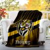 Richmond Tigers Flannel Blanket Soft All-Season Throw, Design for Camping, Car Travel, Hiking Sofa, Bed, Office Perfect Gift for Parties