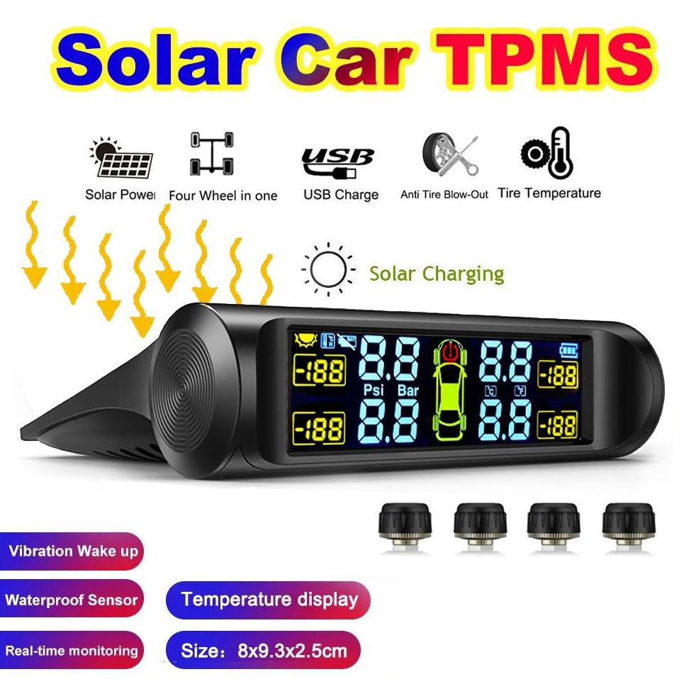 Система контроля давления в шинах автомобиля TPMS на солнечной энергии