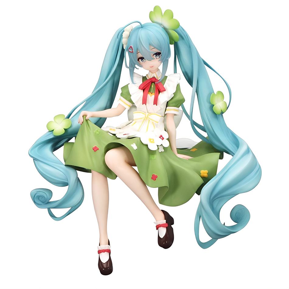 Animation Popular King Hatsune Miku Handmade PVC Model Hatsune Miku Desktop Decoration Ornaments Animation Surroundings Toys