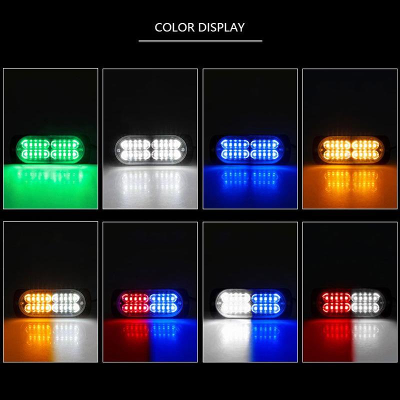 Универсальные 20 светодиодные сигнальные огни DC12-24V, маяк, аварийный маркер опасности, решетка, световая панель, эвакуатор, прицеп, мигающий стробоскоп