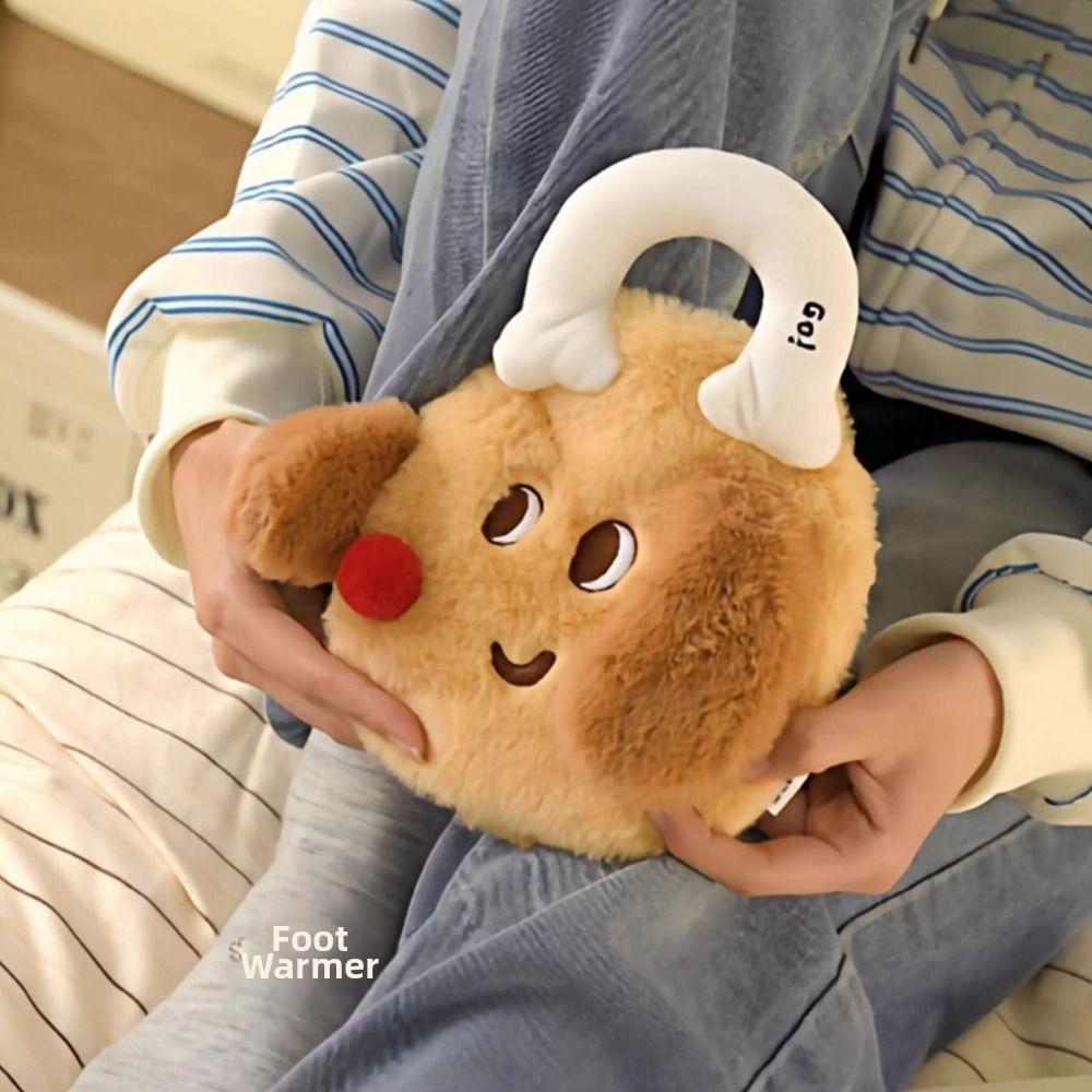 Утолщенная мультяшная грелка для теплой воды, уютная грелка для наполнения водой, грелка для горячей воды, грелка для горячей воды, для домашнего использования