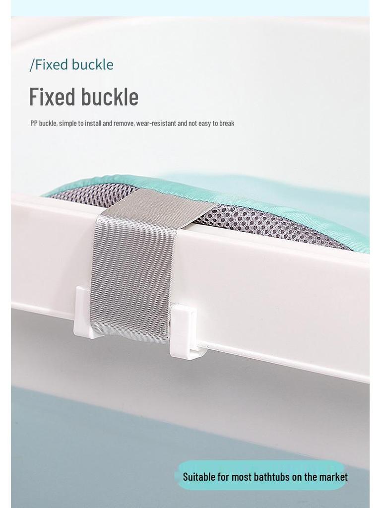 Противоскользящий коврик для ванны с подголовником для комфортного купания