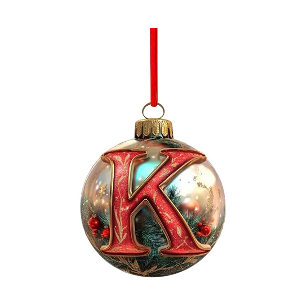 2D Christmas Decoration Pendant Christmas Tree Tag Theme Party Crafts Ornament