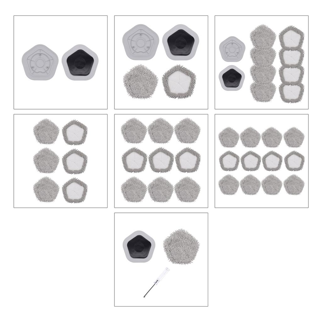 Mop Pad Spare Parts For Dreame Bot W10 & W10 Pro Self-Cleaning Robot Vacuum Mop Accessories Vacuum Cleaner Mop Cloth