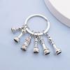 European Retro Chess Key Chain Pendant Creative Car Bag Keychain Chess Lover Gift