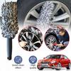 Car Tire Rim Wheel Hub Cleaning Brush with Long Handle Multipurpose Detachable Portable Car Wash Brush Maintenance Tool
