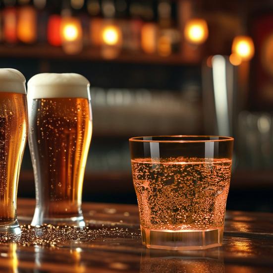 1/6 шт. Светящиеся рюмки со светодиодной подсветкой, бокалы для виски для вечеринки, светящиеся в темноте, многоразовая посуда для напитков