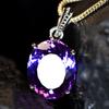 Natural Color Change Sapphire Pendant 925 Sterling Silver Gems 29 Ct CERTIFIED My.pd-03-k