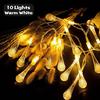 Crystal Bubble Drop LED String Light Christmas Wedding Party Garland Decor