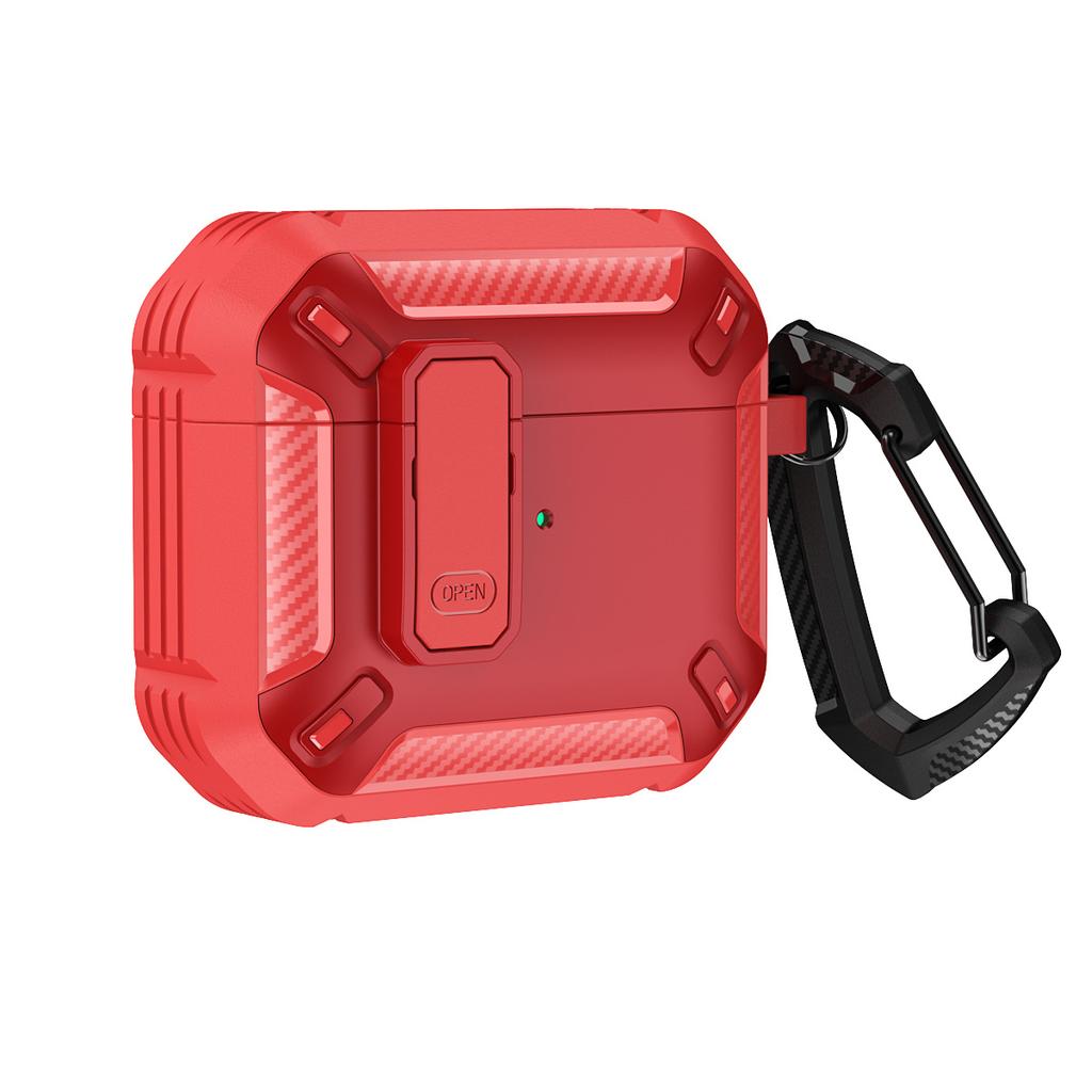 Earphones Case For Airpods Pro 1st 2nd Generation Switch Lock Case Shockproof Cover For Apple Air Pods 3 2 1 Cases With Keychain