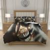 E-Eren Y-Yeager A-Attack O-on T-Titan Anime Duvet Cover Bedding Set 3pcs Microfiber Kids Teens Bedroom US Twin Full Queen King, UK Single Double King