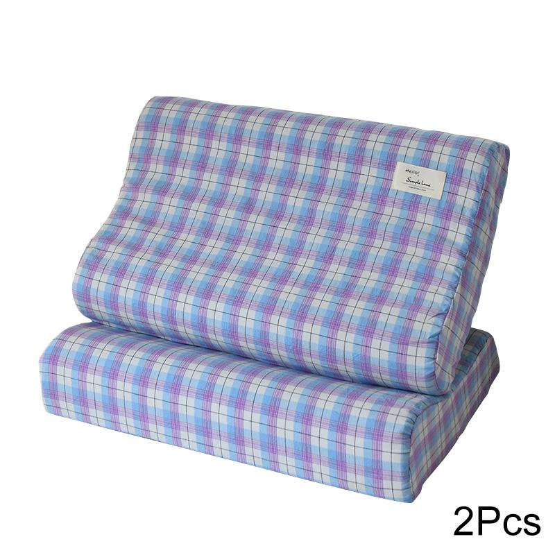 Наволочка из цветного хлопка, стираного хлопка, латекса, детская, 30x50, наволочка из хлопка для младенцев, 27x44, наволочки с эффектом памяти