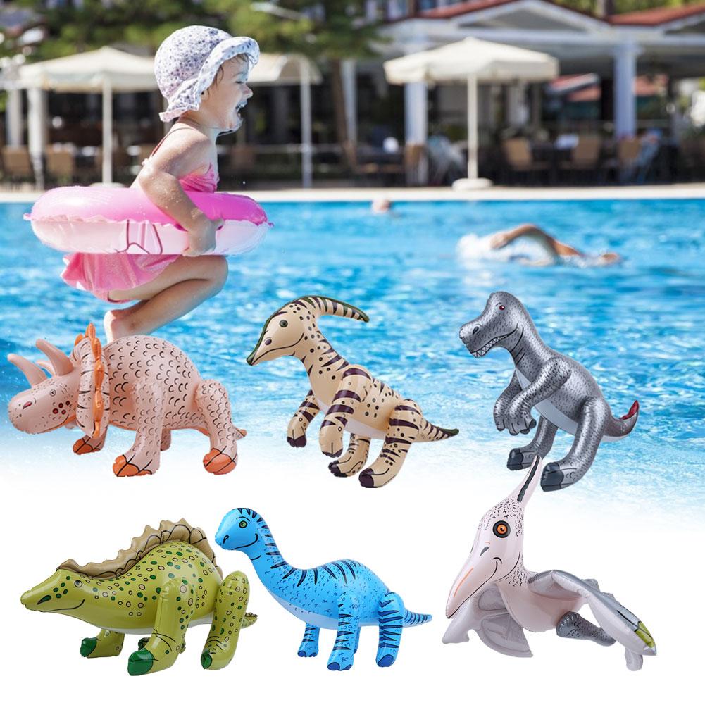 Имитация модели динозавра для вечеринки у бассейна, надувная игрушка динозавра, обучающая игрушка