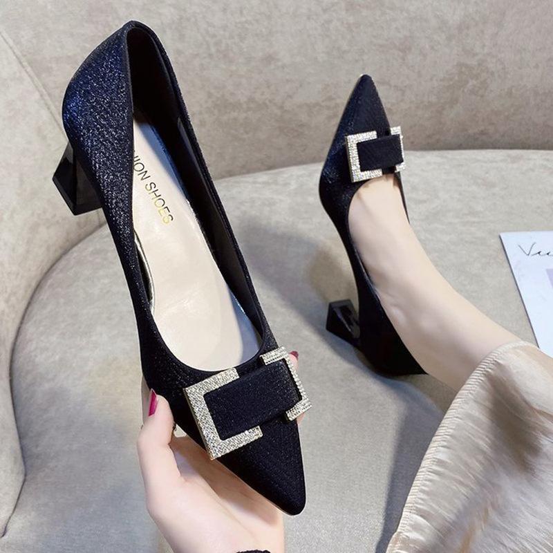Women Heels Shoes Wedding Shoes Pointed Toe Women Shoes Elegant Office Shoes Women Pumps Women Classic Pumps High Heels 6.5cm