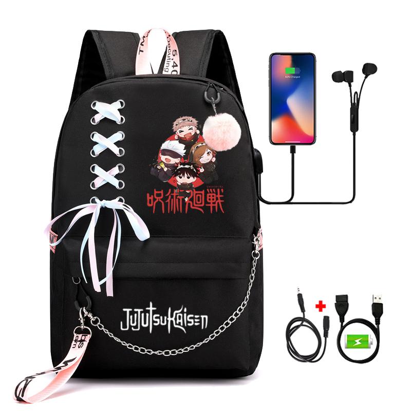 Рюкзак в стиле аниме с принтом, школьная сумка для подростков, студентов, книжная сумка с героями мультфильмов, уличный рюкзак, детский рюкзак для мальчиков и девочек