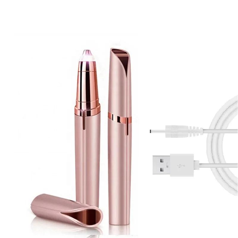 Электрический триммер для бровей USB Электробритва Новичок Скребок для бровей Женский Электрический Скребок для бровей Простой и Портативный