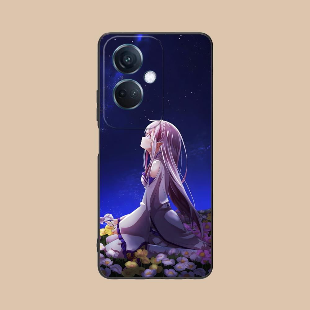 Чехол для мобильного телефона ReZero Emilia Waifu из матового ТПУ для OPPO Find X9 X8 X7 X6 X5 X3 X2 Plus s Pro Ultra Lite Цветной печатный чехол