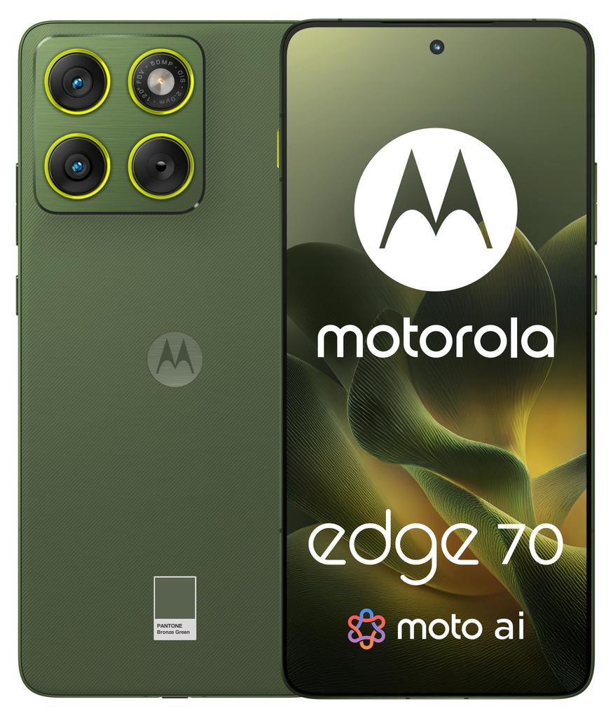 Etui Typu Portfel Do Motorola Edge 70 - Pomarańczowy Pokrowiec Canvas + Szkło