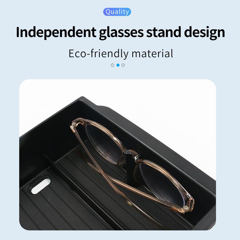 For Tesla New Model Y Juniper 2025 Launch Model 3 Highland 2024 Center Console & Armrest Storage Box Upper&Lower Silicone Pad