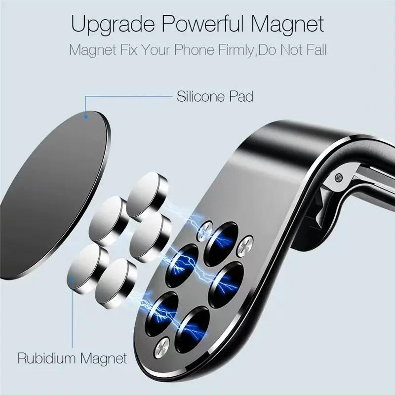 For Volvo V50 XC60 XC90 C30 XC70 S90 XC40 V60 V40 S60 V70 Olestar Car Phone Holder Metal Magnetic Mount Air Vents
