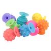8pcs Silicone Sucker Sensory Toy Set Raised Texture Suction Cup Toys Textured Touch Toys for Children