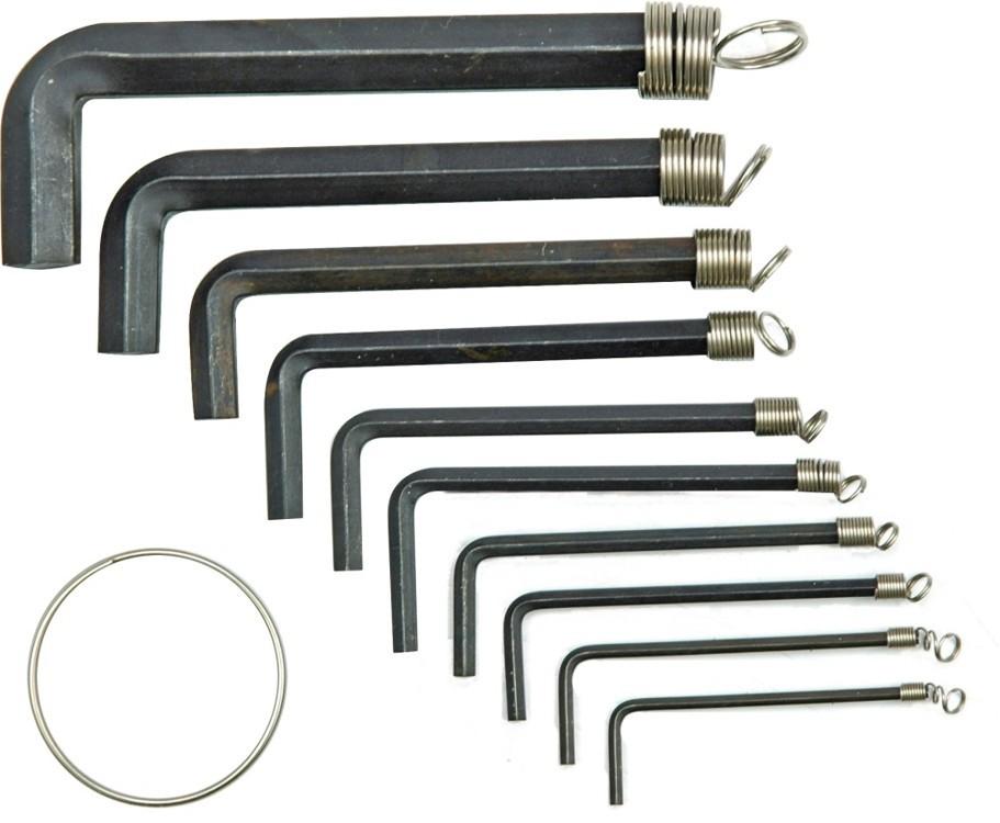 Hexagonal keys 1.5-10mm /hex/ set of 10 pcs 56390 VOREL