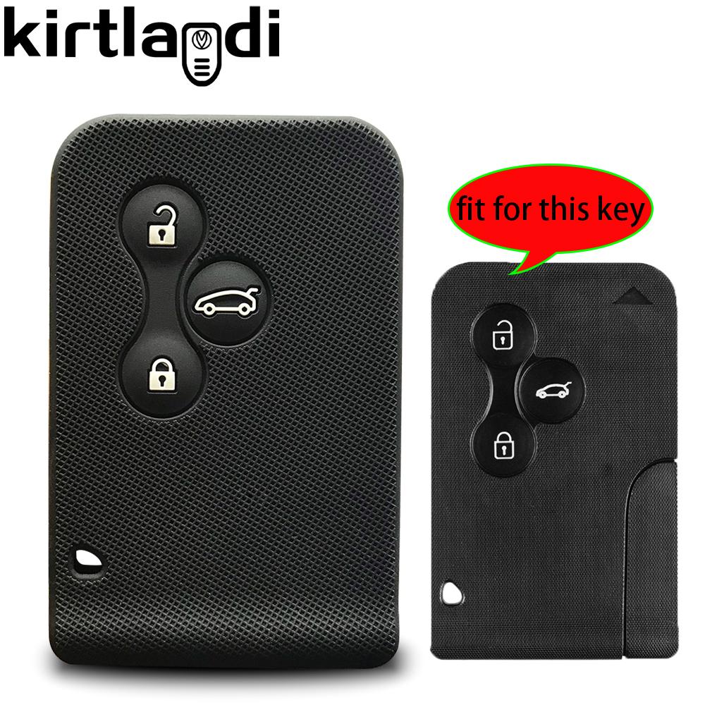 Крышка-накладка для пульта ключа для Renault Megane 2 Scenic Zoe 2004 2006 2009 Cassone/Furgonato/Promiscuo Clio Logan Laguna 2 Аксессуары