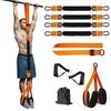 1 Set Pull-Up Assistance Band 150/225/300lbs Heavy Duty Pull-Up Assist Belt with Foot Rest Adjustable Home Gym