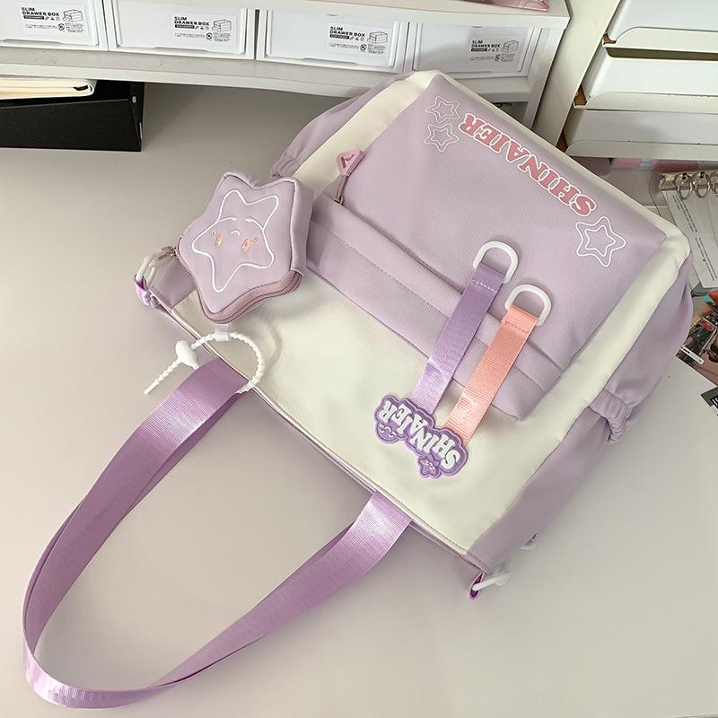 Школьный рюкзак детский, для учеников начальной школы, для девочек, для учеников средней школы, стильный комплект из двух предметов высокой ценности, рюкзак,.