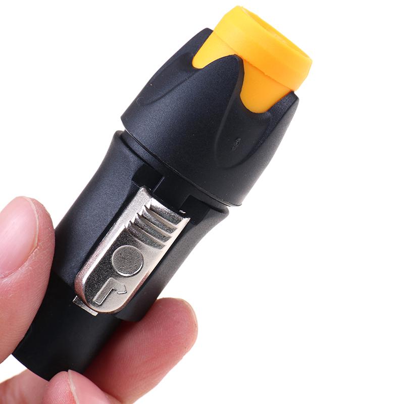 Соединители Speakon Nl4Fc 4-полюсный штекер Разъем аудиокабеля для динамиков