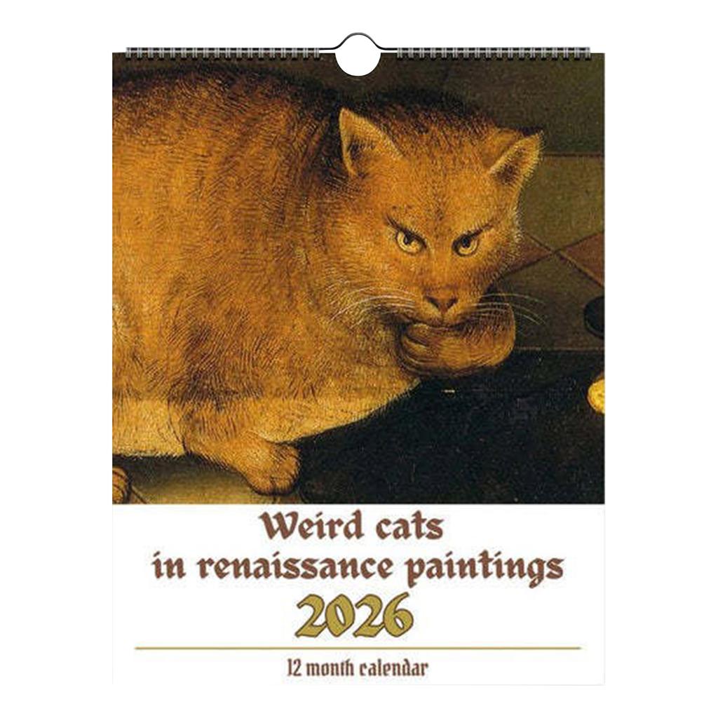 Настенный календарь, Календарь на забавную тематику, Забавный подарок для чата, Идеальный выбор для домашнего использования.