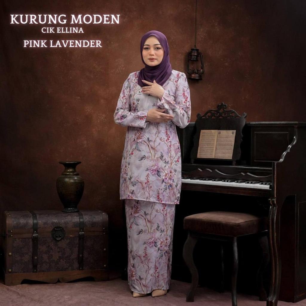 2025 новый дизайн с набивным рисунком, элегантный женский костюм Pahang, милый, удобный и дышащий, популярные ретро мусульманские новые продукты