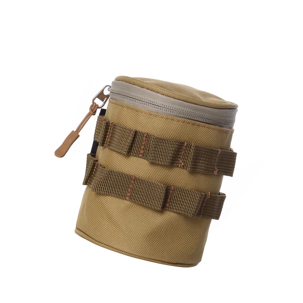 Сумка-держатель для бутылки с водой для путешествий на открытом воздухе, для пеших походов, кемпинга, портативный держатель для стакана с водой, черный S