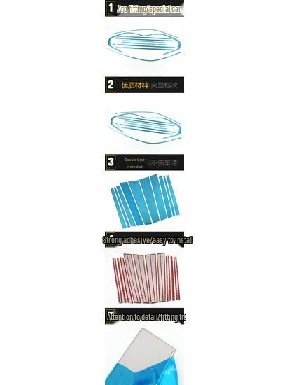 Stainless Steel Anti-Scratch Window Trim for 08-13 X5, Bright Strip Modification Accessories