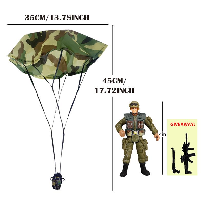 Игрушка Парашют Армия Полиция Военный Снег Флот Солдат Фигурка Игрушка Ручной Запуск Детская Игра для Мальчика Детей Рождественский Подарок