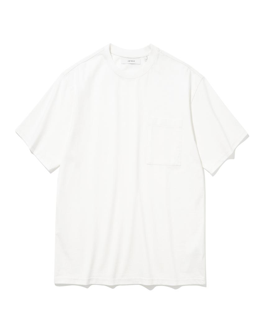 LAB12 24Ss Essential Pocket T-Shirt (Off-White)