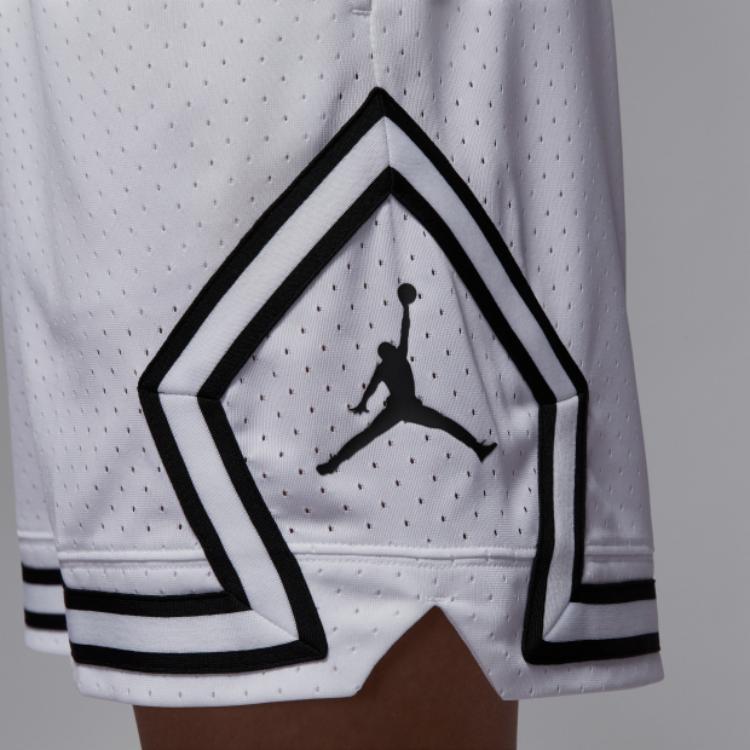 Jordan Dri-FIT Sport Diamond Фитнес Тренировки Бег Удобные Дышащие Стильные Спортивные Шорты Мужские шорты Белый HF9911100