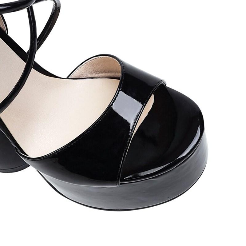 Новые летние женские сандалии, высокие с завязками на щиколотке, сценическая обувь, банкетная обувь, сандалии для женщин